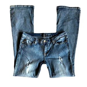 Myth of Jade Women’s Distressed Low Rise Jeans Size 6